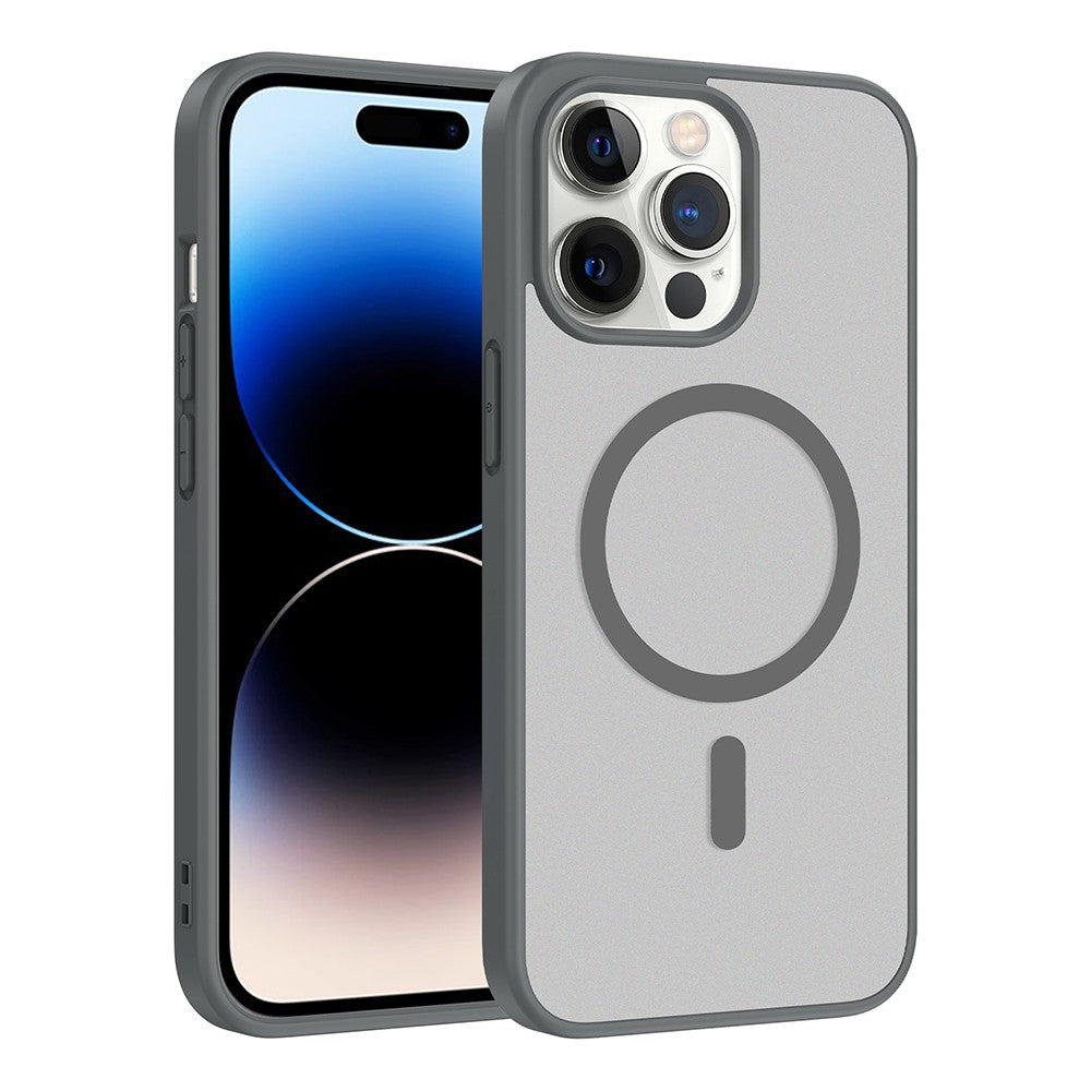 Apple iPhone 14 Pro Kılıf M-safe Şarj Özellikli Zore Babet Kapak
