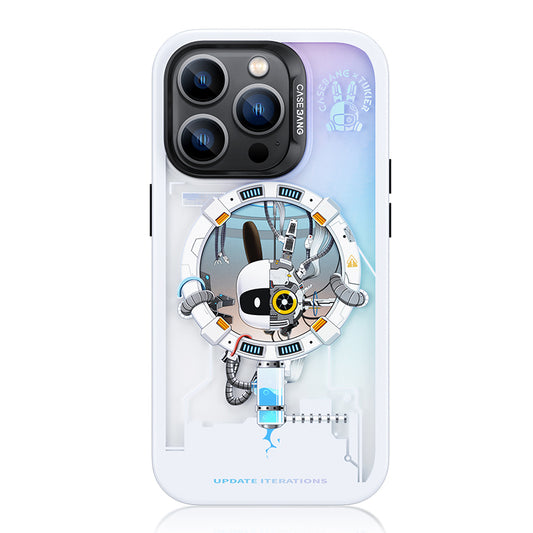 Apple iPhone 14 Pro Kılıf M-safe Şarj Özellikli Benks Casebang Explore Kapak Beyaz