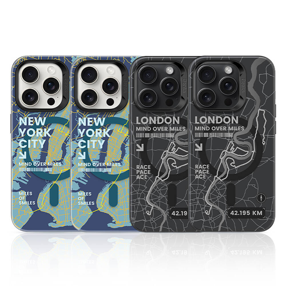 Apple iPhone 14 Pro Kılıf M-safe Şarj Özellikli Benks City Serisi Kapak Mavi