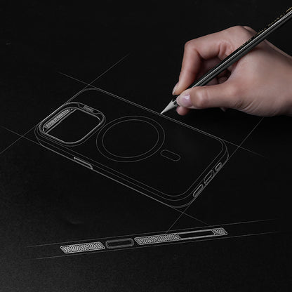 Apple iPhone 14 Pro Kılıf M-safe Şarj Özellikli Benks Lucid Armor Kapak Derin Mor