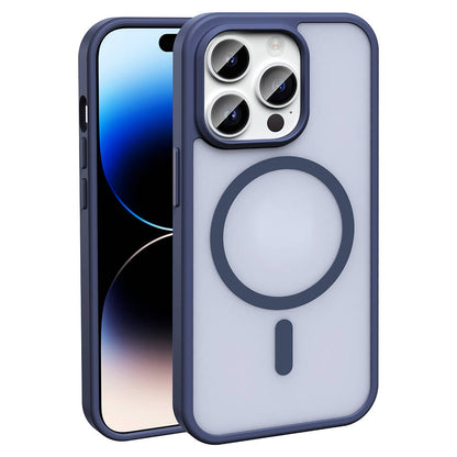 Apple iPhone 14 Pro Kılıf M-safe Şarj Özellikli Mat Arka Yüzey Zore Sio Kapak