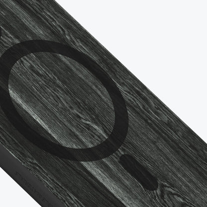 Apple iPhone 14 Pro Kılıf M-safe Şarj Özellikli Sararmaya Dayanıklı Youngkit Wood Forest Serisi Kapak Kahverengi