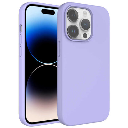 Apple iPhone 14 Pro Kılıf Sıvı Teknolojili Silinebilir Sert Zore Kivi Kapak