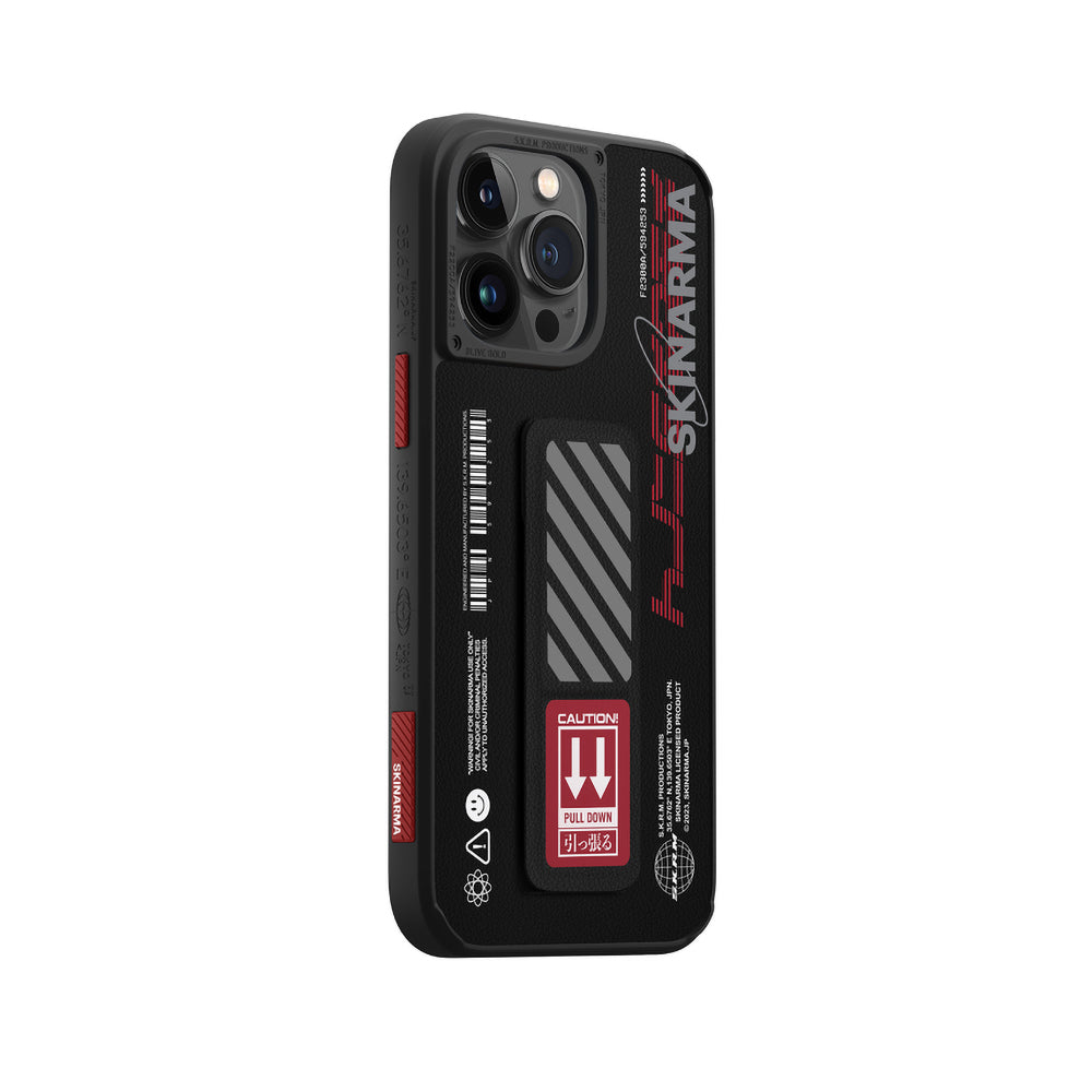 Apple iPhone 14 Pro Kılıf SkinArma Standlı Deri Görünümlü Shingoki Kapak Mor