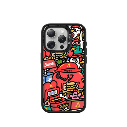 Apple iPhone 14 Pro M-safe Şarj Özellikli Casebang Ahhey Serisi Arka Panel Pembe