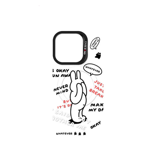 Apple iPhone 14 Pro M-safe Şarj Özellikli Casebang Chill Out Serisi Mıknatıslı Arka Panel Siyah