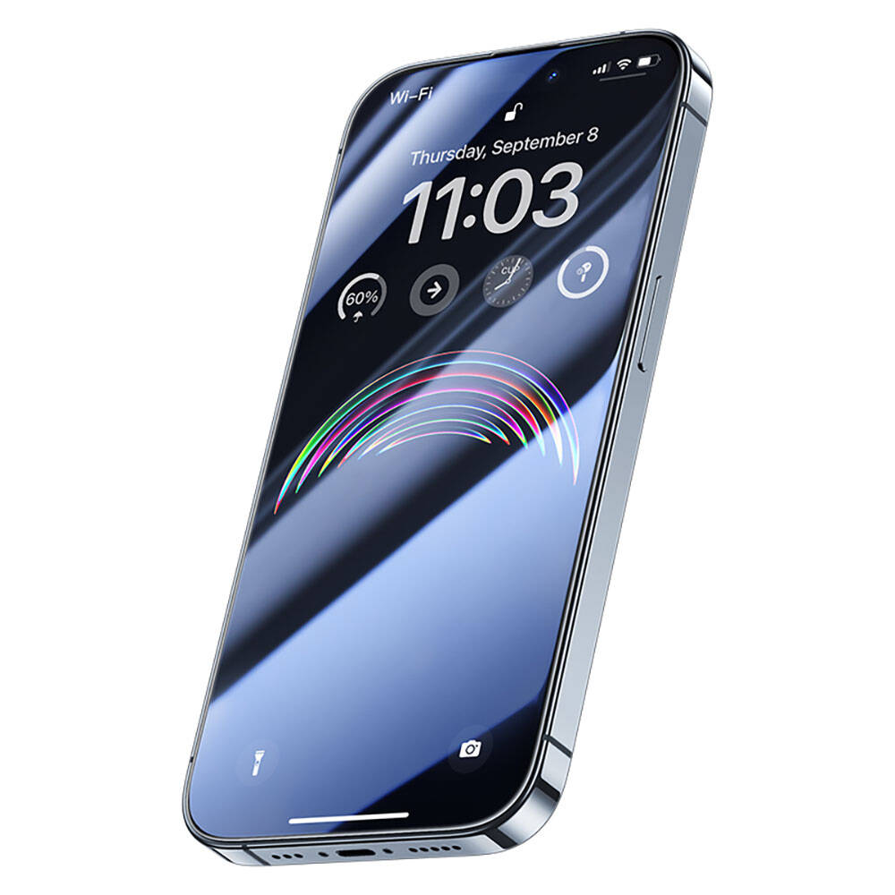 Apple iPhone 14 Pro Max Benks Anti-Dust Toz Önleyici Özellikli Gaming Ekran Koruyucu Siyah