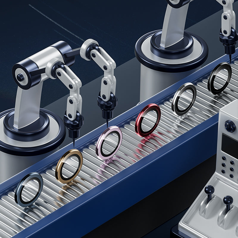 Apple iPhone 14 Pro Max Benks DR Safir Kamera Lens Koruyucu Siyah