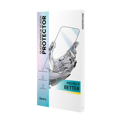 Apple iPhone 14 Pro Max Benks Glass Warrior HD Cam Ekran Koruyucu + Kolay Uygulama Aparatlı Siyah