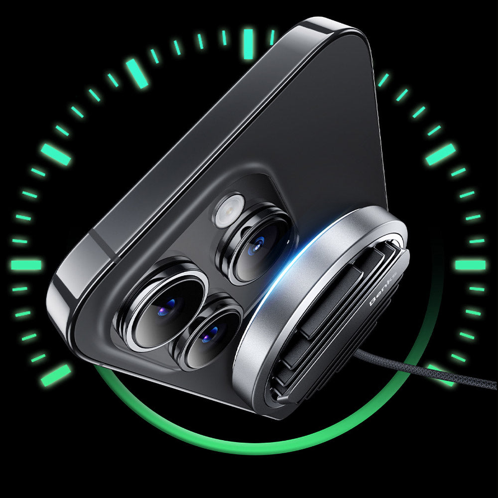 Apple iPhone 14 Pro Max Benks Grand Combo MFM01 3in1 Aksesuar Seti Kılıf-Ekran Koruyucu-Wireless Şarj Aleti Siyah