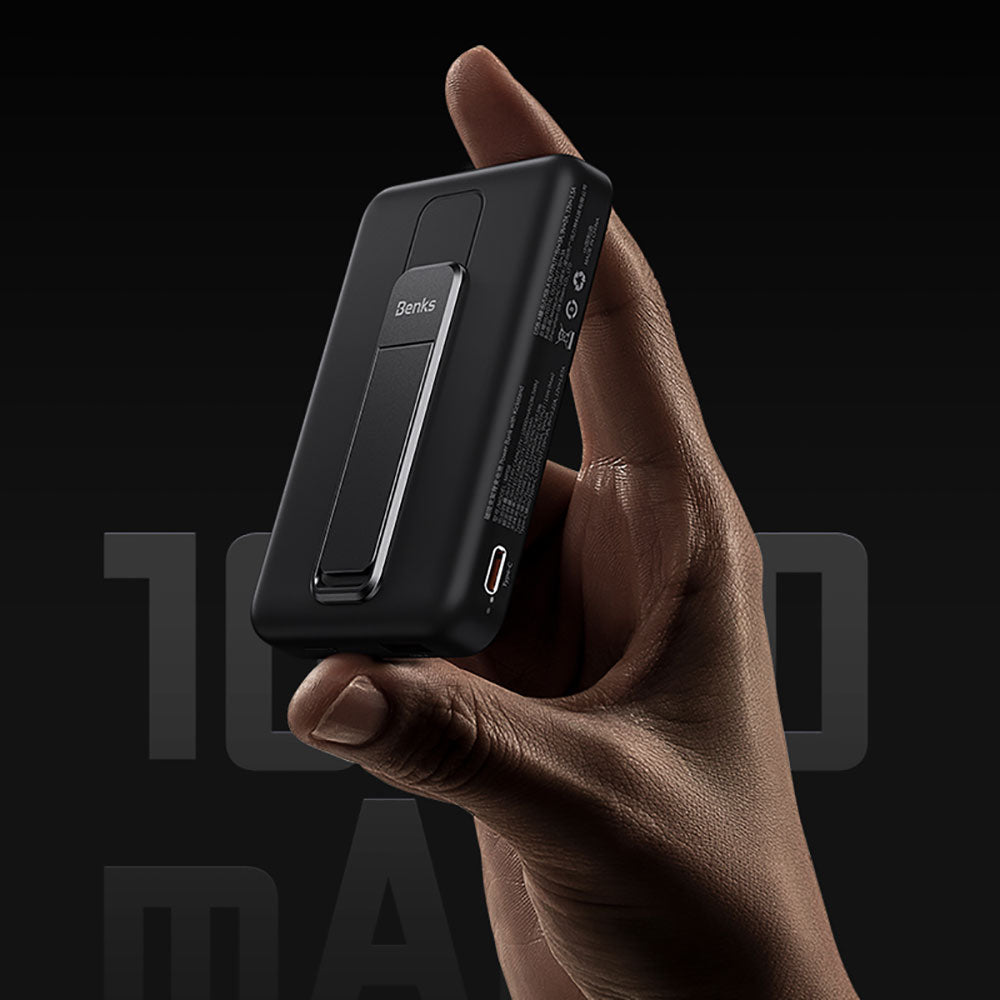 Apple iPhone 14 Pro Max Benks Grand Combo New 5in1 Aksesuar Seti Kılıf-Ekran Koruyucu-Lens Koruyucu-Kablo-Powerbank Siyah