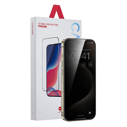 Apple iPhone 14 Pro Max Casebang Privacy Hayalet Ekran Koruyucu + Kolay Uygulama Aparatı Siyah