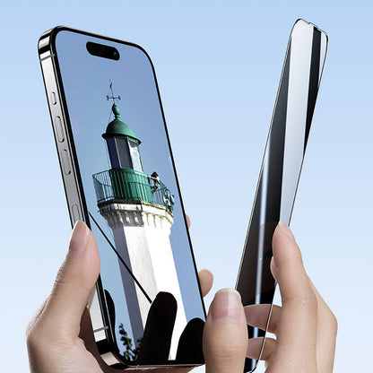 Apple iPhone 14 Pro Max Hidrofobik Ve Oleofobik Özellikli Benks Air Shield Ekran Koruyucu 10&prime;lu Paket Şeffaf