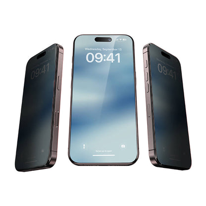 Apple iPhone 14 Pro Max Hidrofobik Ve Oleofobik Özellikli Benks Privacy Air Shield 0.4mm Ekran Koruyucu 10'lu Paket Şeffaf