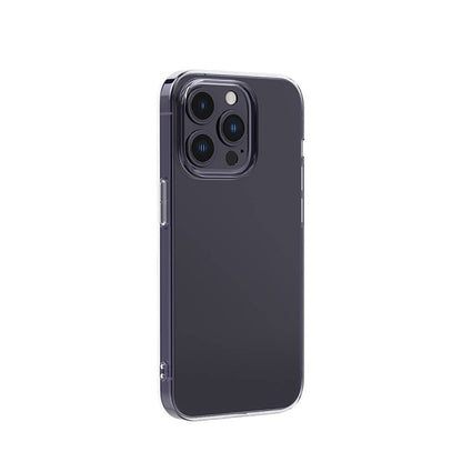 Apple iPhone 14 Pro Max Kılıf Airbagli Şeffaf Darbe Emici Silikon Tasarımlı Recci Clarity Serisi Kapak Şeffaf