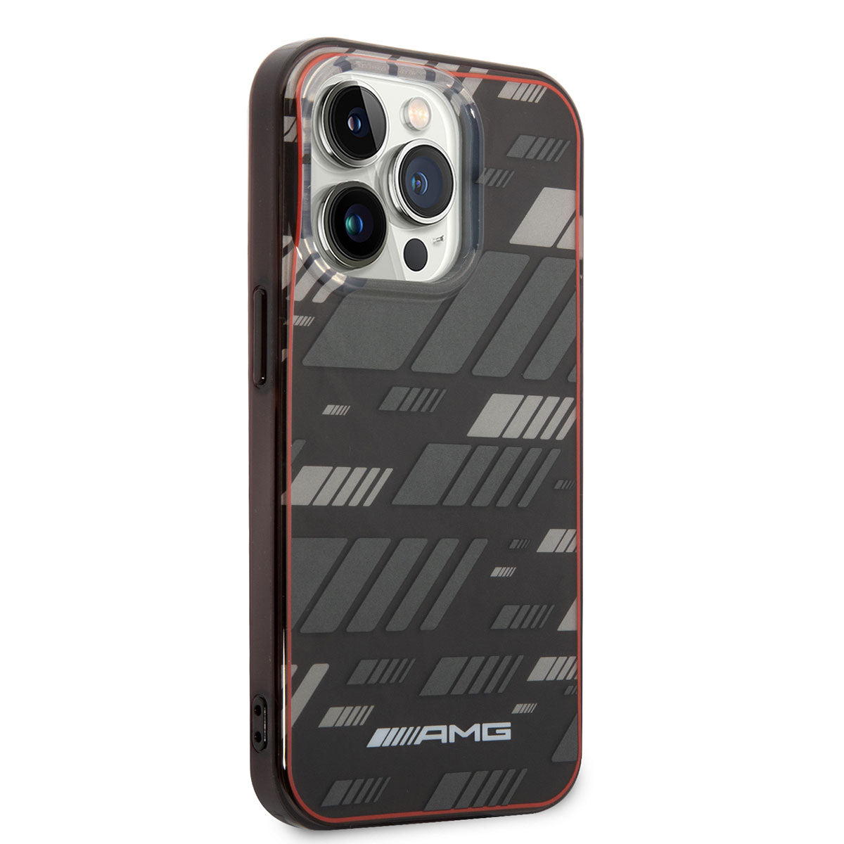 Apple iPhone 14 Pro Max Kılıf AMG Transparan Çift Katmanlı Grafik Dizayn I Kapak Siyah