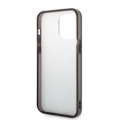 Apple iPhone 14 Pro Max Kılıf Ferrari Orjinal Lisanslı 296 Çizgili Dizayn Kapak Siyah