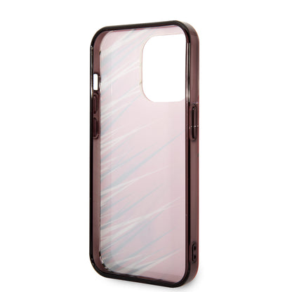 Apple iPhone 14 Pro Max Kılıf Ferrari Orjinal Lisanslı Baskı Logolu Çimen Desenli Kapak Siyah