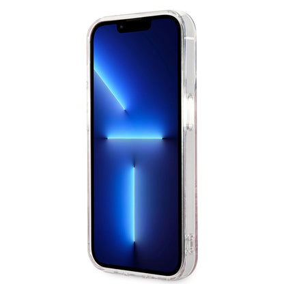 Apple iPhone 14 Pro Max Kılıf GUESS M-safe Şarj Özellikli Yaprak Desenli M-safe Şarj Kablolu Kapak Yeşil