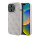 Apple iPhone 14 Pro Max Kılıf Guess Orjinal Lisanslı M-safe Şarj Özellikli 4G Desen Yazı Logolu Kapak Pembe