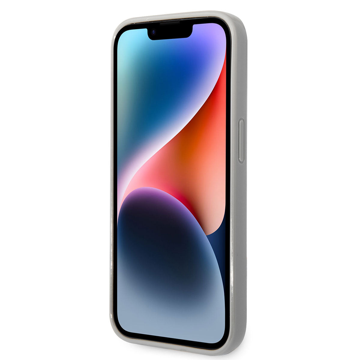 Apple iPhone 14 Pro Max Kılıf Karl Lagerfeld Hologram Dizayn Kapak Gümüş