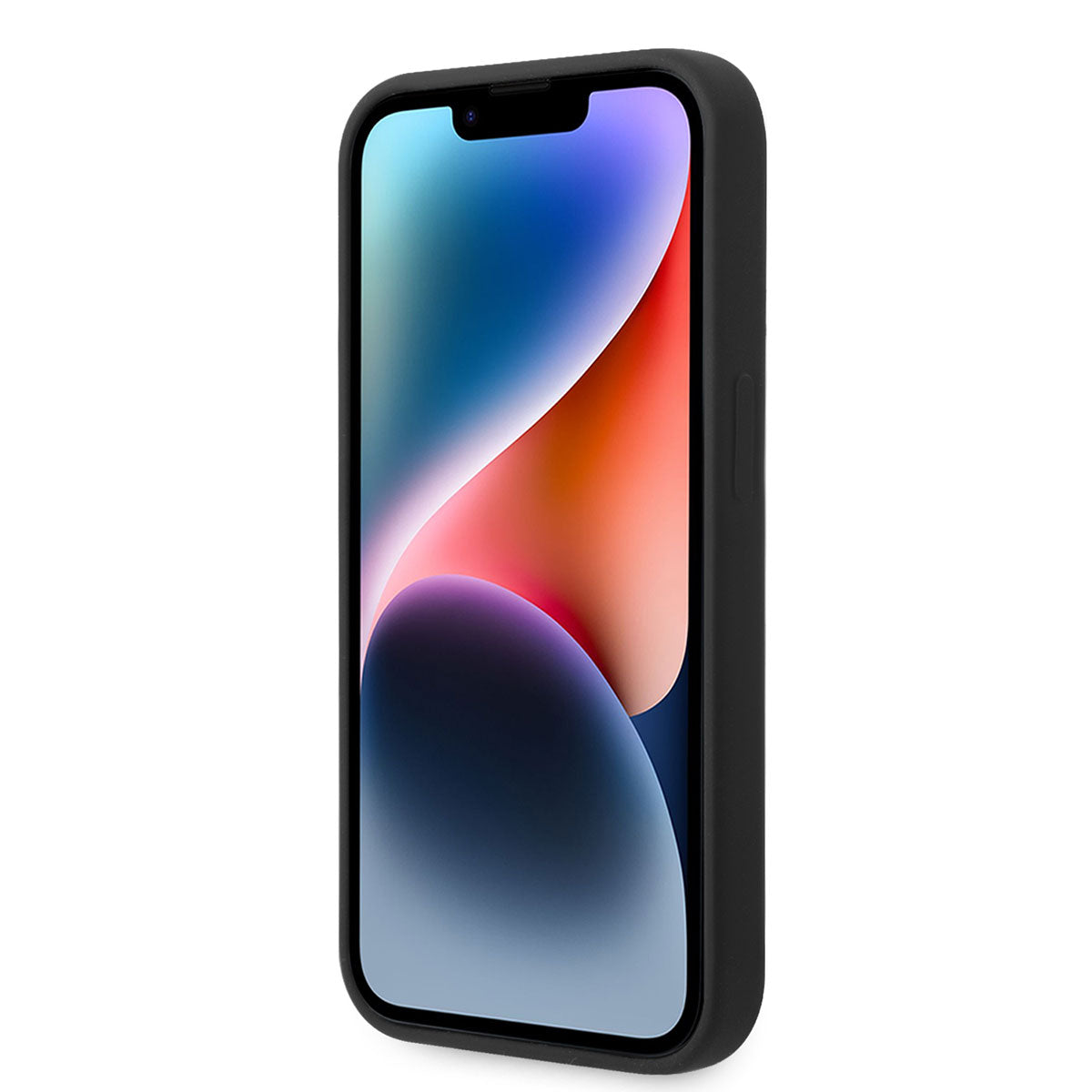 Apple iPhone 14 Pro Max Kılıf Karl Lagerfeld M-safe Şarj Özellikli Silikon Karl Dizayn Kapak Siyah