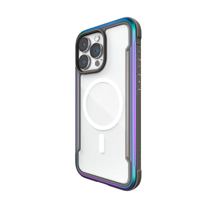 Apple iPhone 14 Pro Max Kılıf M-safe Şarj Özellikli Airbagli Raptic Shield Serisi Şeffaf Arka Yüzey Kapak Siyah