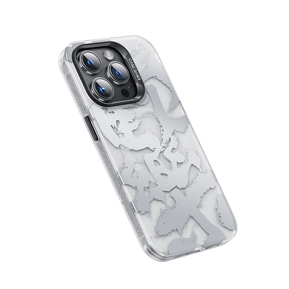 Apple iPhone 14 Pro Max Kılıf M-safe Şarj Özellikli Benks Casebang Calligraphy Joy Kapak Siyah