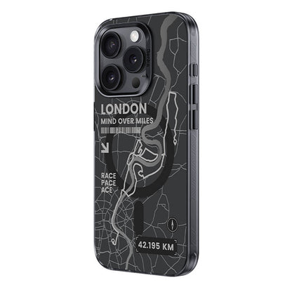 Apple iPhone 14 Pro Max Kılıf M-safe Şarj Özellikli Benks City Serisi Kapak Mavi