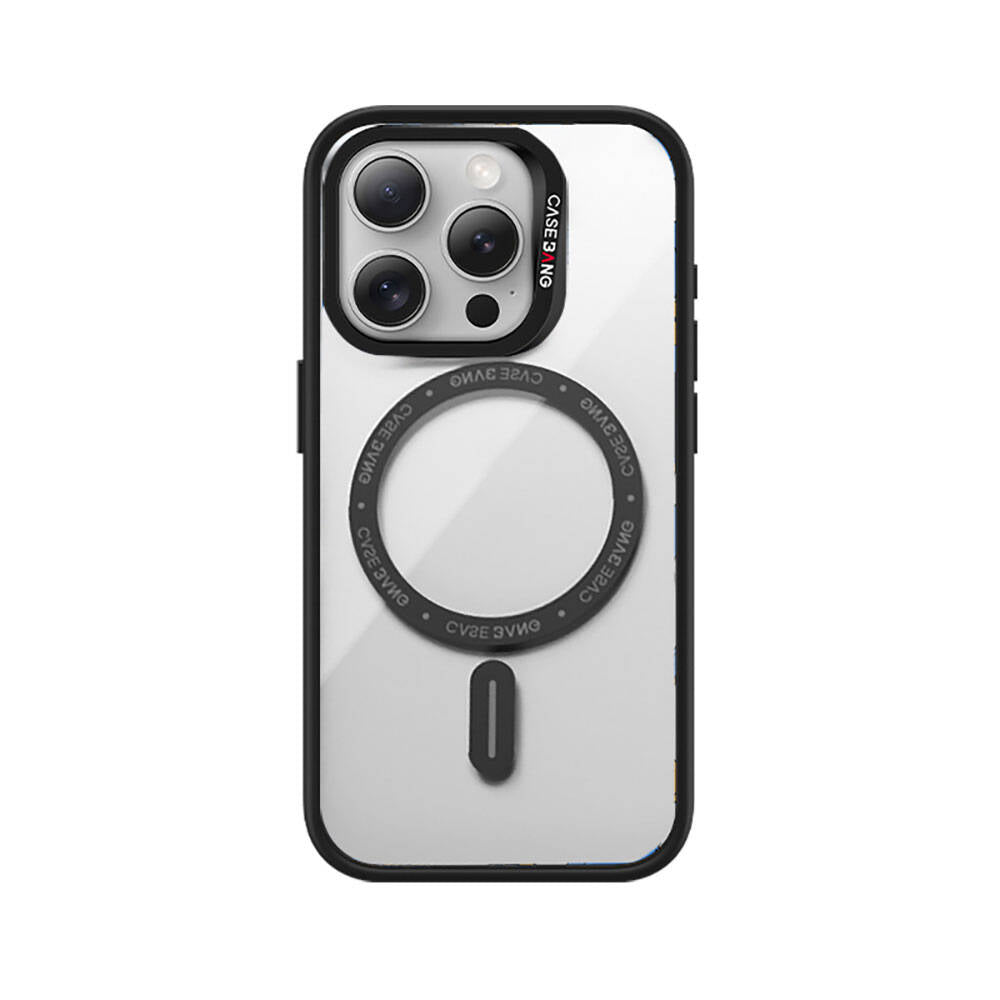 Apple iPhone 14 Pro Max Kılıf M-safe Şarj Özellikli Casebang Body Frame Kapak