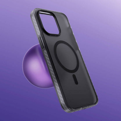 Apple iPhone 14 Pro Max Kılıf M-safe Şarj Özellikli Mat Arka Yüzey Benks Drop Resistance Kapak Mavi