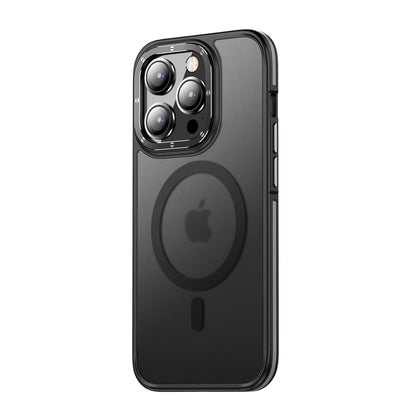 Apple iPhone 14 Pro Max Kılıf M-safe Şarj Özellikli Mat Görünümlü Wlons Vevo Kapak Siyah