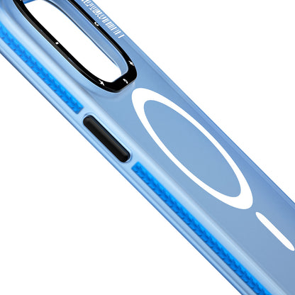 Apple iPhone 14 Pro Max Kılıf M-safe Şarj Özellikli Youngkit Colored Sand Serisi Kapak Siyah