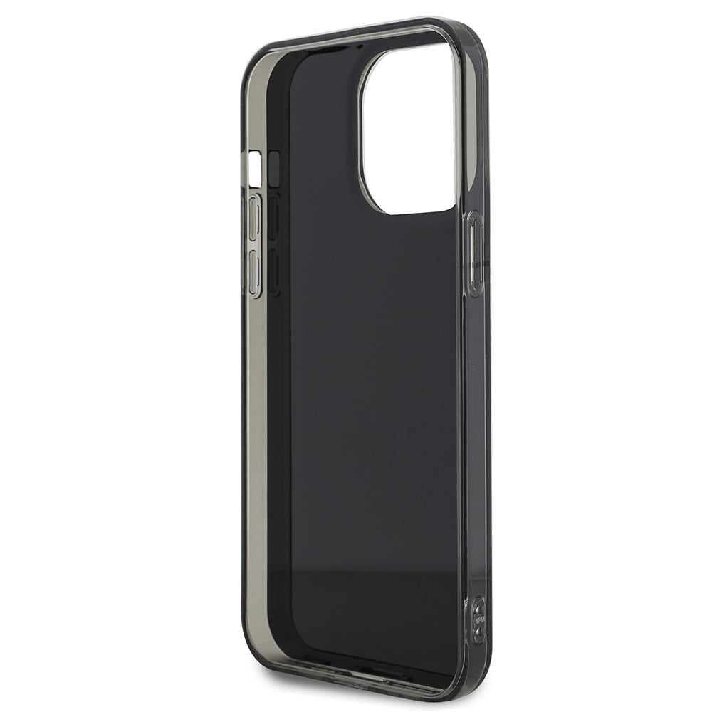 Apple iPhone 14 Pro Max Kılıf Mercedes Benz Orjinal Lisanslı New Urban 3 Sert PC Paralel Çizgi Desenli Kapak Siyah