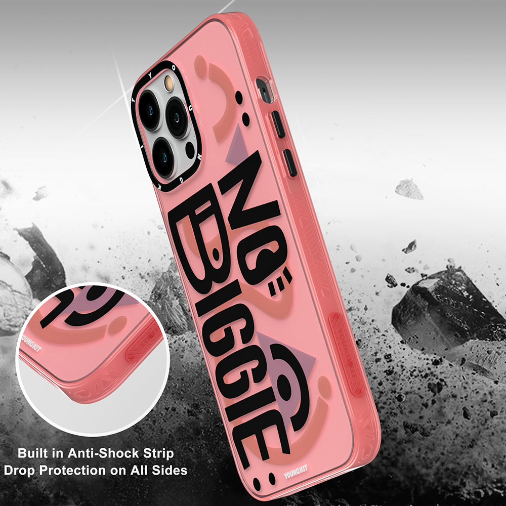 Apple iPhone 14 Pro Max Kılıf Mutlu Mod Figürlü YoungKit Happy Mood Serisi Kapak Mavi