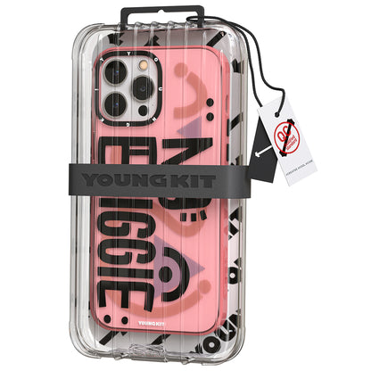 Apple iPhone 14 Pro Max Kılıf Mutlu Mod Figürlü YoungKit Happy Mood Serisi Kapak Yeşil