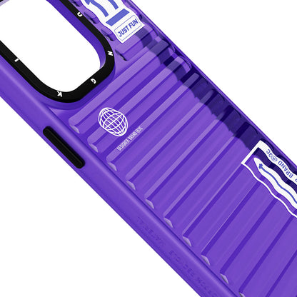 Apple iPhone 14 Pro Max Kılıf Şeffaf Renkli Tasarım YoungKit Fluorite Serisi Kapak Siyah