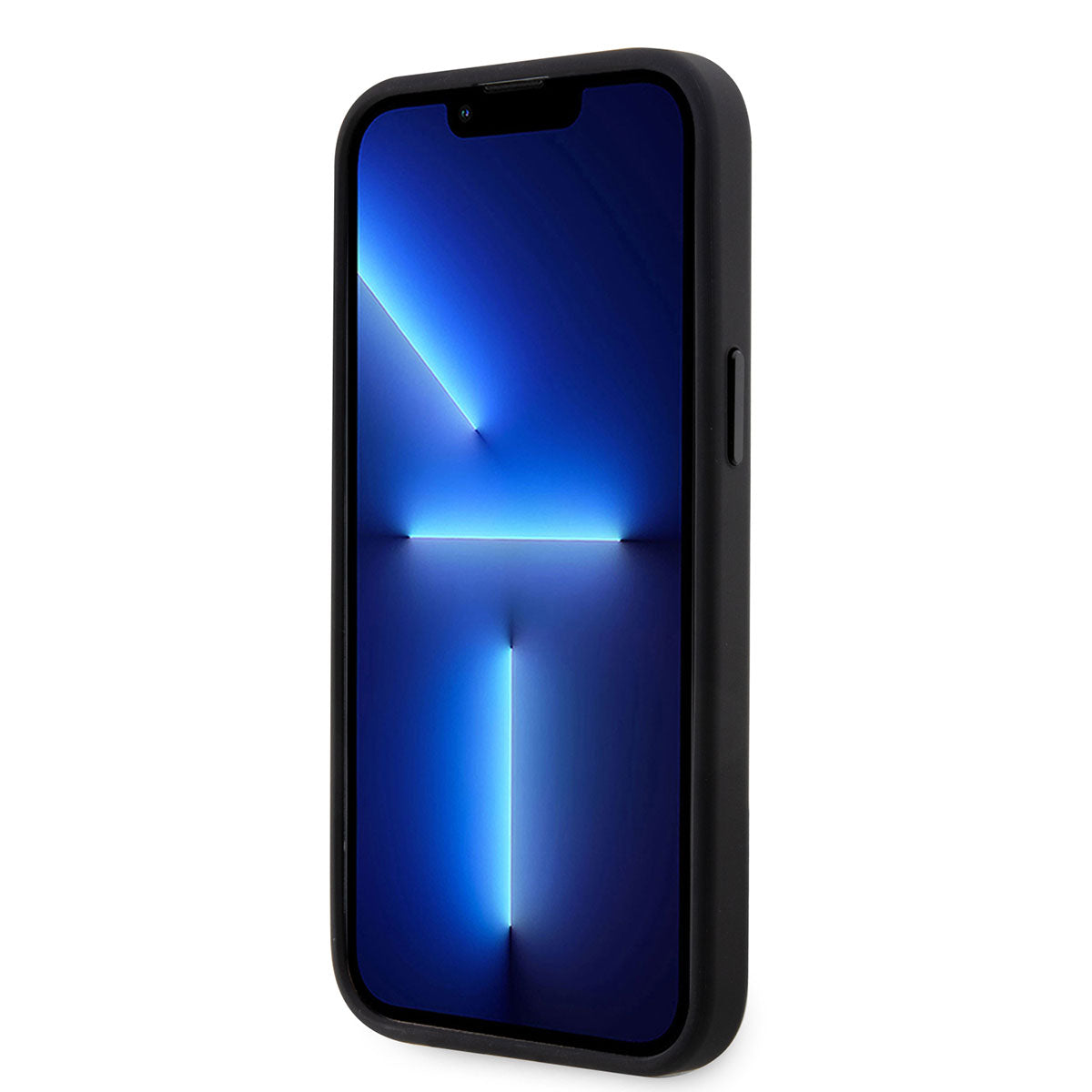 Apple iPhone 14 Pro Max Kılıf TUMI M-safe Şarj Özellikli Deri Noktalı Dizayn Kapak Mavi