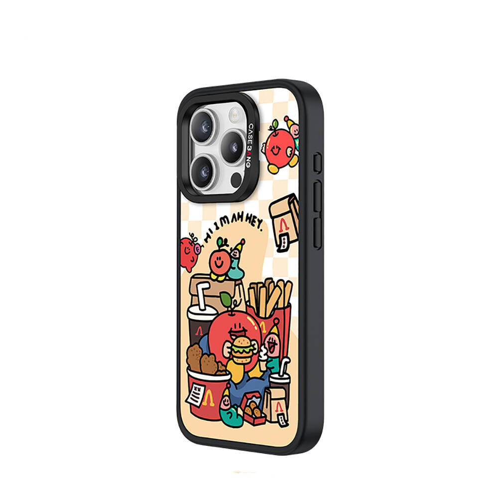 Apple iPhone 14 Pro Max M-safe Şarj Özellikli Casebang Ahhey Serisi Arka Panel Pembe