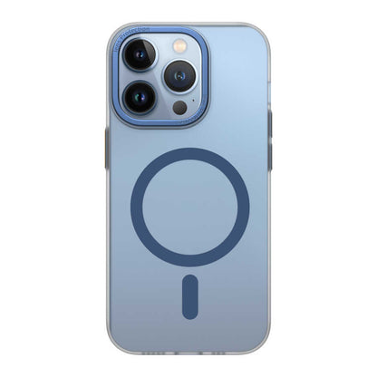 Apple iPhone 14 Pro Max Wiwu Frosted Magnetic Buzlu Sert PC Kapak Siyah