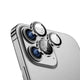 Apple iPhone 14 Pro Max Wiwu Lens Guard Metal Kamera Lens Koruyucu Gümüş