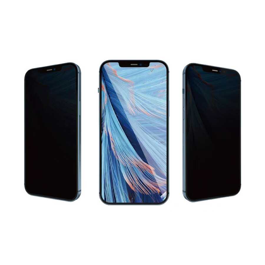 Apple iPhone 14 Pro Wiwu iPrivacy HD Anti-Peep Ekran Koruyucu Siyah