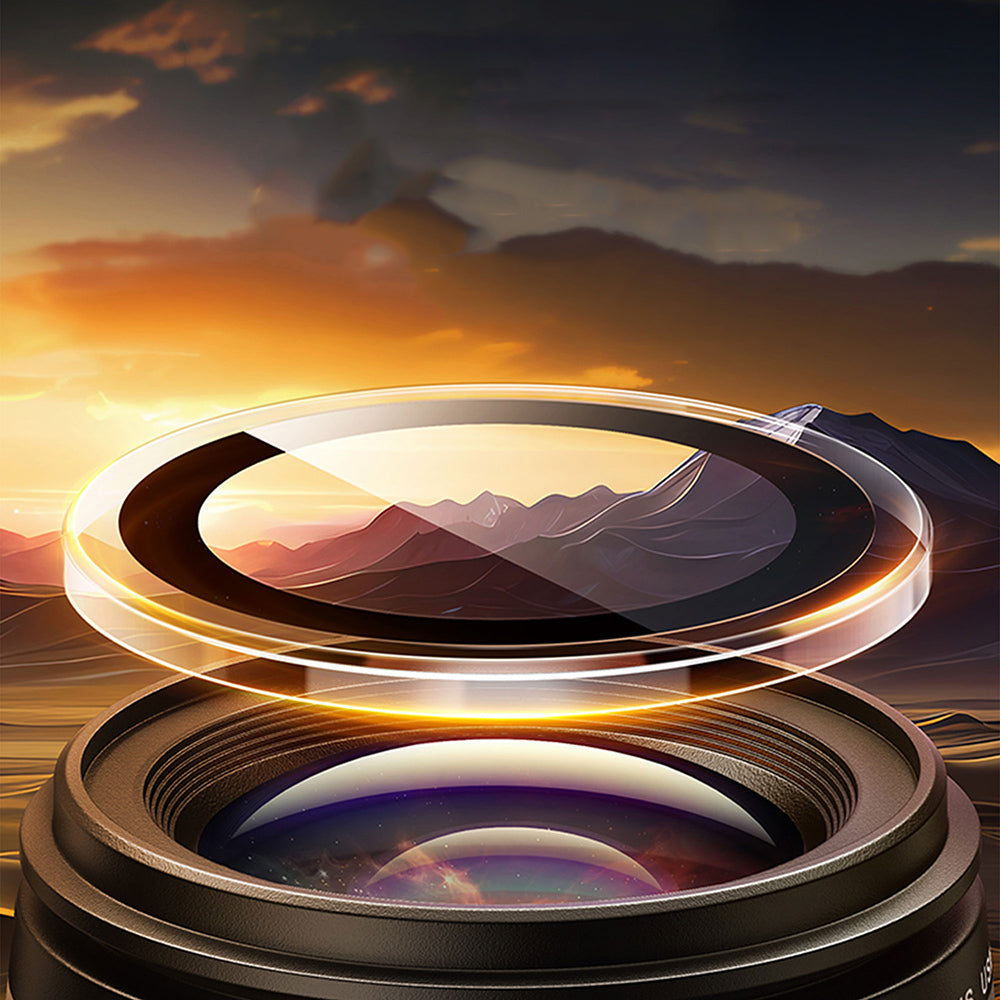 Apple iPhone 14 Pro Wiwu LG-007 Lens Guard Oleofobik Anti Reflective Kamera Lens Koruyucu + Kolay Uygulama Aparatlı Şeffaf