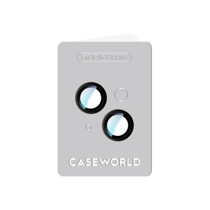 Apple iPhone 15 CaseWorld Alloy Serisi Oleofobik Anti Reflective Kamera Lens Koruyucu Gümüş