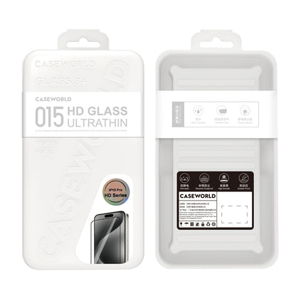 Apple iPhone 15 CaseWorld Ultra-Thin Serisi 0.15mm HD Cam Ekran Koruyucu Şeffaf