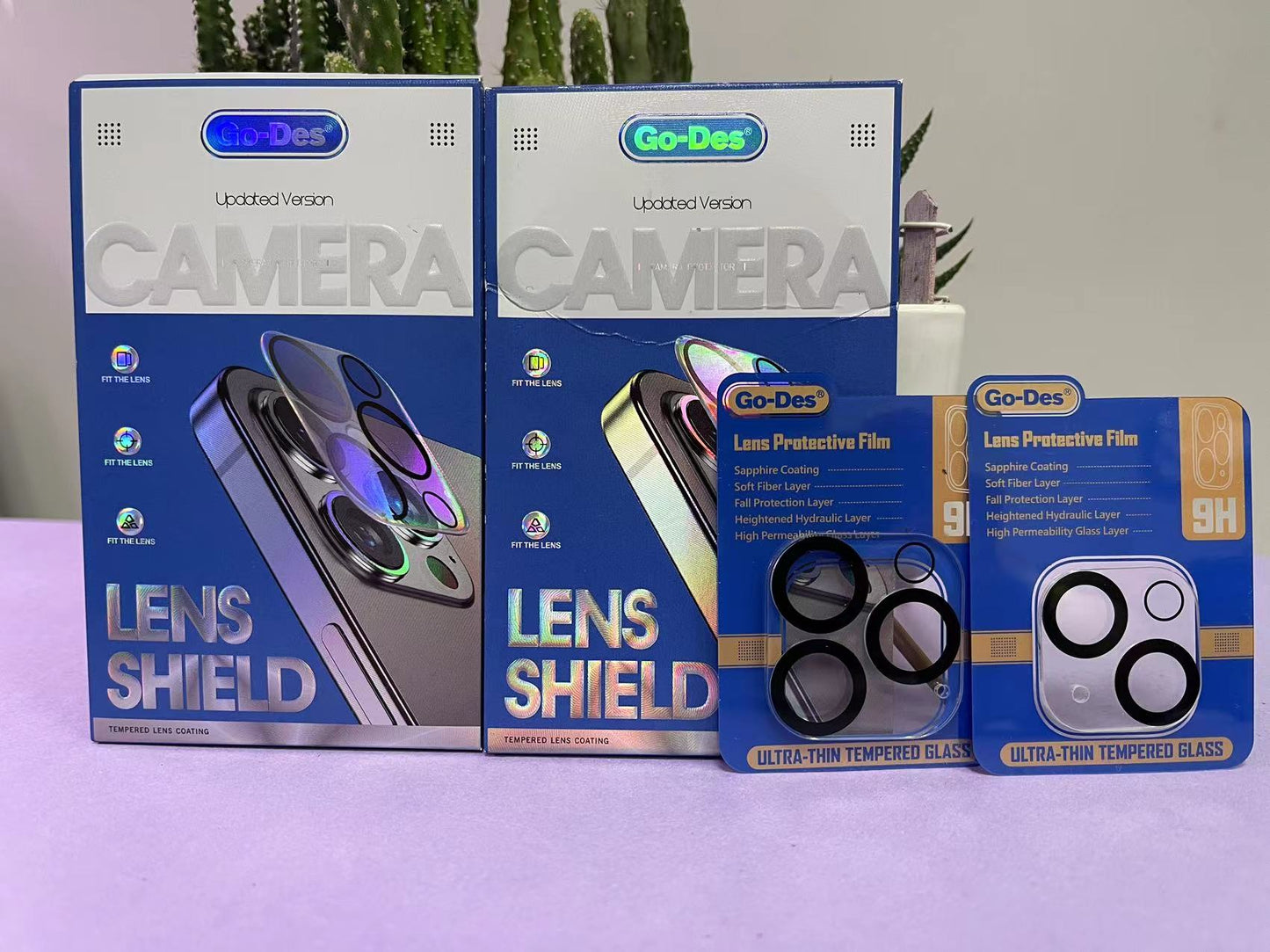 Apple iPhone 15 Go Des Lens Shield CL-14 Kamera Lens Koruyucu Renksiz