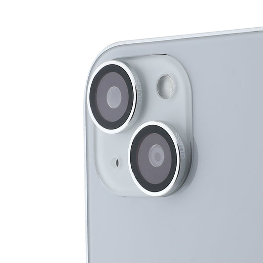 Apple iPhone 15 Guess Orjinal Lisanslı Metal Kamera Lens Koruyucu Siyah