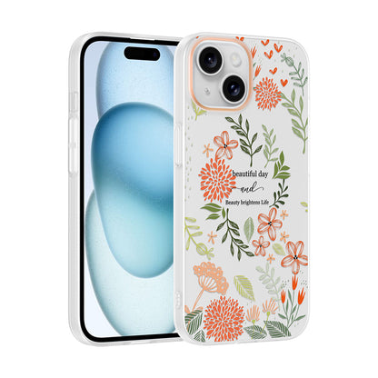 Apple iPhone 15 Kılıf Kamera Korumalı Desenli Zore Klip Kapak