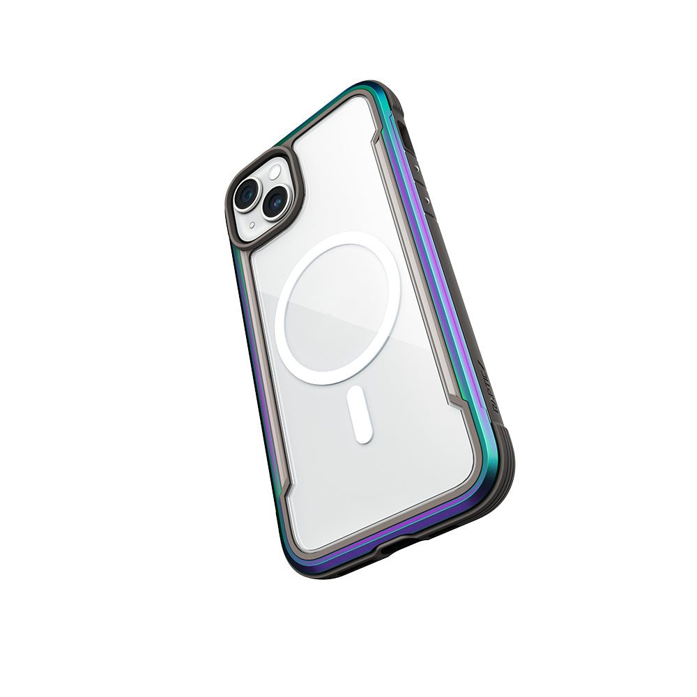 Apple iPhone 15 Kılıf M-safe Şarj Özellikli Airbagli Raptic Shield Serisi Şeffaf Arka Yüzey Kapak Siyah