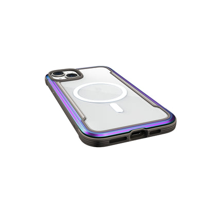 Apple iPhone 15 Kılıf M-safe Şarj Özellikli Airbagli Raptic Shield Serisi Şeffaf Arka Yüzey Kapak Siyah